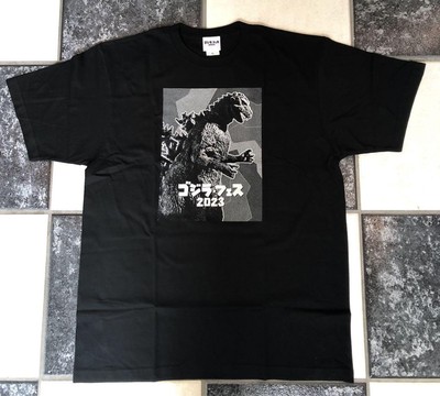 Godzilla 2023 Fest T-Shirt XL Black 100% Cotton, Cool Design, Used-image