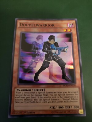 Yugioh Doppelwarrior LC5D-EN020 Super Rare LP -image