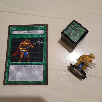 Yu-Gi-Oh! Dungeon Dice Monsters Minotaur Card & Dice Set Japanese Edition Used-image