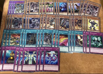 🔥Yugioh Ancient Gear 63 Card DECK CORE SPEED DUEL GX DUEL ACADEMY SGX1-image