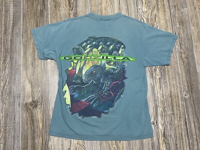 Vintage GODZILLA Promo KING OF THE MONSTERS T SHIRT Made USA 1994 YTH large-image