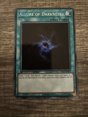 Yu-Gi-Oh! Allure of Darkness SGX3-EN130 1st Ed Secret Rare NM-image