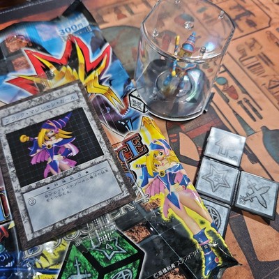 Yu-Gi-Oh! Black Magician Girl Action Figure Card Used Collectible-image
