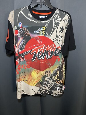 Post Game Tokio Godzilla #55 T Shirt Mens Large-image