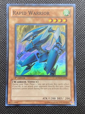 YuGiOh! - Rapid Warrior 5DS3-EN004 Super Rare 1st Edition LP-image