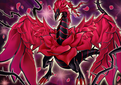 Anime black rose dragon trading card games yugioh 5ds Playmat Gaming Mat Desk-image