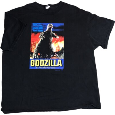 2005 Godzilla Men's XL T-Shirt Promo Graphic Rare Horror Sci Fi Memorabilia-image