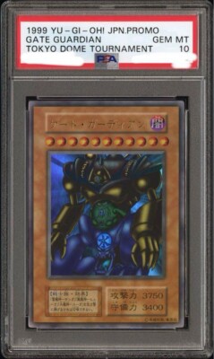 PSA 10 Yugioh Gate Guardian Ultra Rare Tokyo Dome Tournament Promo Japanese-image
