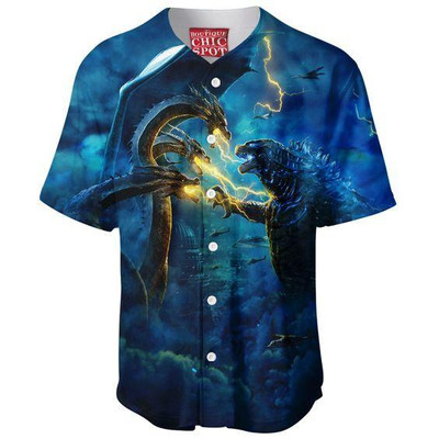 Godzilla Baseball Jersey - Jersey hot all size, printed all-image