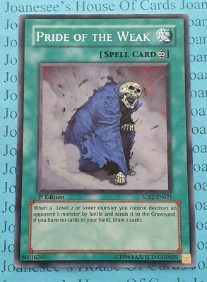 Pride of the Weak 5DS2-EN021 Yu-Gi-Oh Card 1st Edition New-image