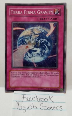 YUGIOH TERRA FIRMA GRAVITY SUPER LIGHT PLAYED -image