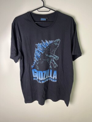 Godzilla Vintage T-Shirt Big Logo Size XL-image