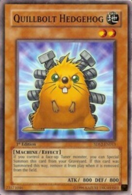 3 x Quillbolt Hedgehog - 5DS2-EN013 - Common - 1st Edition Near Mint, English-image