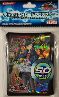 Yu Gi Oh! Duelist Card Protector 5D's Fudo Yusei 50pcs Card Sleeve-image