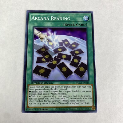 Yugioh Arcana Reading SGX4-ENB11  1st Edition Speed Duel Midterm Destruction-image