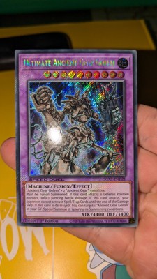 Ultimate Ancient Gear Golem (Secret Rare) SGX1-END21 Speed Duel GX: Duel Academy-image