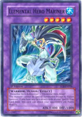 1x Elemental Hero Mariner - EOJ-EN034 - Common - 1st Edition NM YuGiOh!  Booster-image