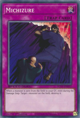 Michizure - SGX1-ENH17 - Common - 1st Edition NM YuGiOh!  Speed Duel GX: Duel Ac-image