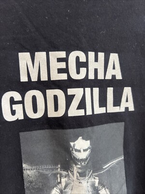 UNIQLO Godzilla World UT Mecha godzilla T-shirt Black  Rare XXS BNWT-image