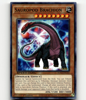 Yugioh Sauropod Brachion - Speed Duel GX: Midterm Destruction-image