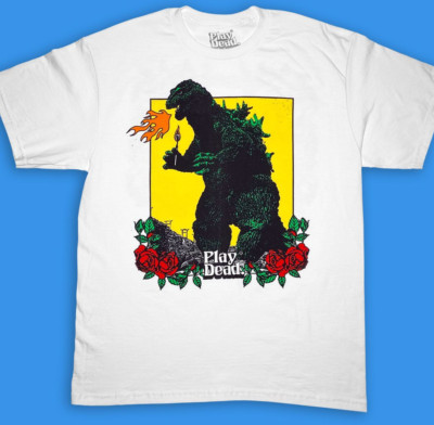 New Play Dead Summer Tour 2021 White T Shirt XXL Godzilla Deansnuts Dead & Co.-image