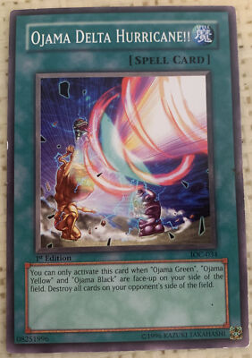 Ojama Delta Hurricane!! | Yugioh! IOC-034 Common 1st Edition-image