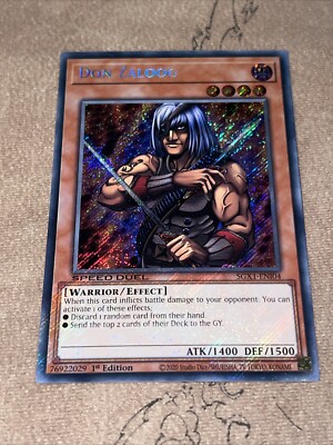 Secret Rare Don Zaloog SGX1 Speed Duel English NM Anime Yu-Gi-Oh! GX-image