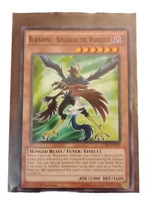 Yu-Gi-Oh! TCG Blackwing - Kogarashi the Wanderer, LC5D-EN129 Common 1st Ed NM-image