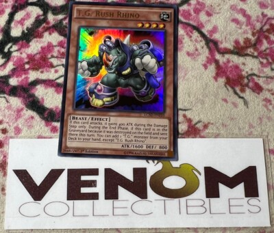 1x (M/NM) - T.G. Rush Rhino - LC5D-EN210 - Ultra Rare - 1st Edition YuGiOh-image