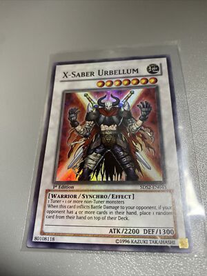X-Saber Urbellum - 5DS2-EN043 - Super Rare - 1st Edition --image
