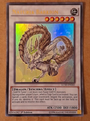 Yu-Gi-Oh Naturia Barkion LC5D Ultra Rare 1st Edition See Pictures-image