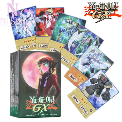 100Pcs Yu-Gi-Oh Anime Cards – Blue Eyes, Dark Magician, Exodia, Obelisk & More-image