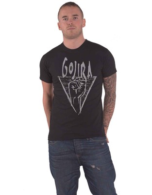 Gojira T Shirt Power Glove Band Logo new Official Mens Black-image