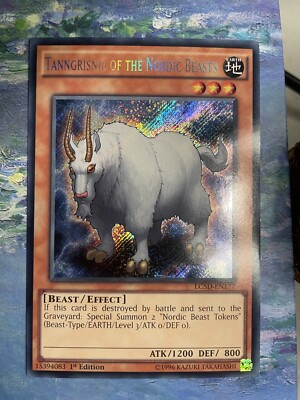 Yugioh, Tanngrisnir of the Nordic Beasts, LC5D-EN177, Secret Rare, 1st Ed, NM/M-image