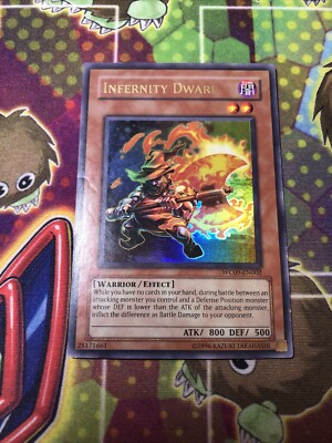 Yugioh! HP Infernity Dwarf - WC09-EN002 - Ultra Rare - Limited Edition Heavily P-image