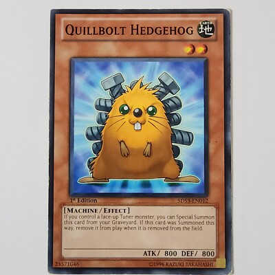 Quillbolt Hedgehog - 5DS3-EN012 - HP+ - Common - 1st ed - Yugioh-image