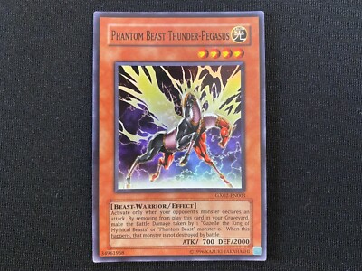 GX02-EN003 Phantom Beast Thunder-Pegasus LP Super Rare Unlimited *MULTI-BUY*-image