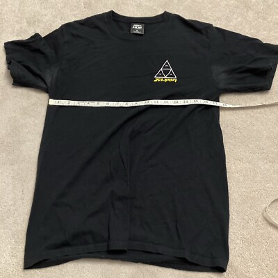 Mens Godzilla Vs Huf Black Medium T Shirt (Read: Spots Under Arms)-image