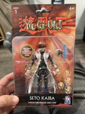 2023 PhatMojo - Official Yu-Gi-Oh! 4 in Figure: SETO KAIBA (w/ Exclusive Card)-image
