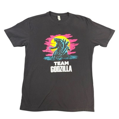 Godzilla vs Kong Tshirt Movie Promo Team Godzilla Black Adult Large-image