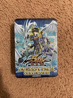 Yu-Gi-Oh 5D's 2008 Collector Tin Duelist Pack Collection Blue EMPTY-image