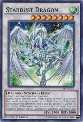 Heavily Played, English Yu Gi Oh Stardust Dragon - LC5D-EN031 - Common - 1st Edi-image