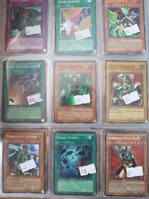 Selection of Yugioh cards (various conditions, check description)-image