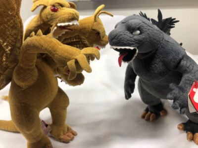 Godzilla King Ghidorah Beanie Babies ty 2 pieces from Japan-image