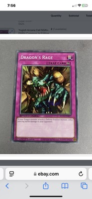 Yugioh Dragons Rage sgx3-enb17 Speed Duel GX Duelists of Shadows 1st Edition-image