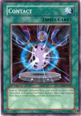 Contact - POTD-EN037 - Common - Unlimited Edition NM YuGiOh!  Booster Set Cards -image
