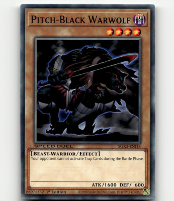 Yugioh Pitch-Black Warwolf Speed Duel GX: Duelists of Shadows-image