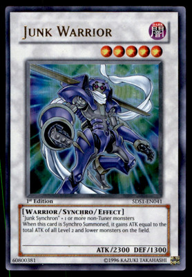 Yu-Gi-Oh! Junk Warrior #5DS1-EN041 1st Edition Near Mint-image