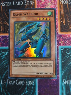 Yu-Gi-Oh! Rapid Warrior 5DS3-EN004 1st Edition Super Rare NM/LP-image