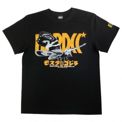 MOTHRA VS GODZILLA Movie Motif T-shirt Hardcore Chocolate Japan New-image